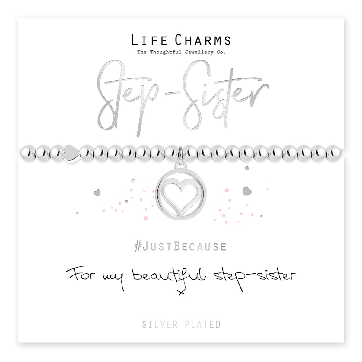 Life Charms Step Sister Gift Boxed Bracelet