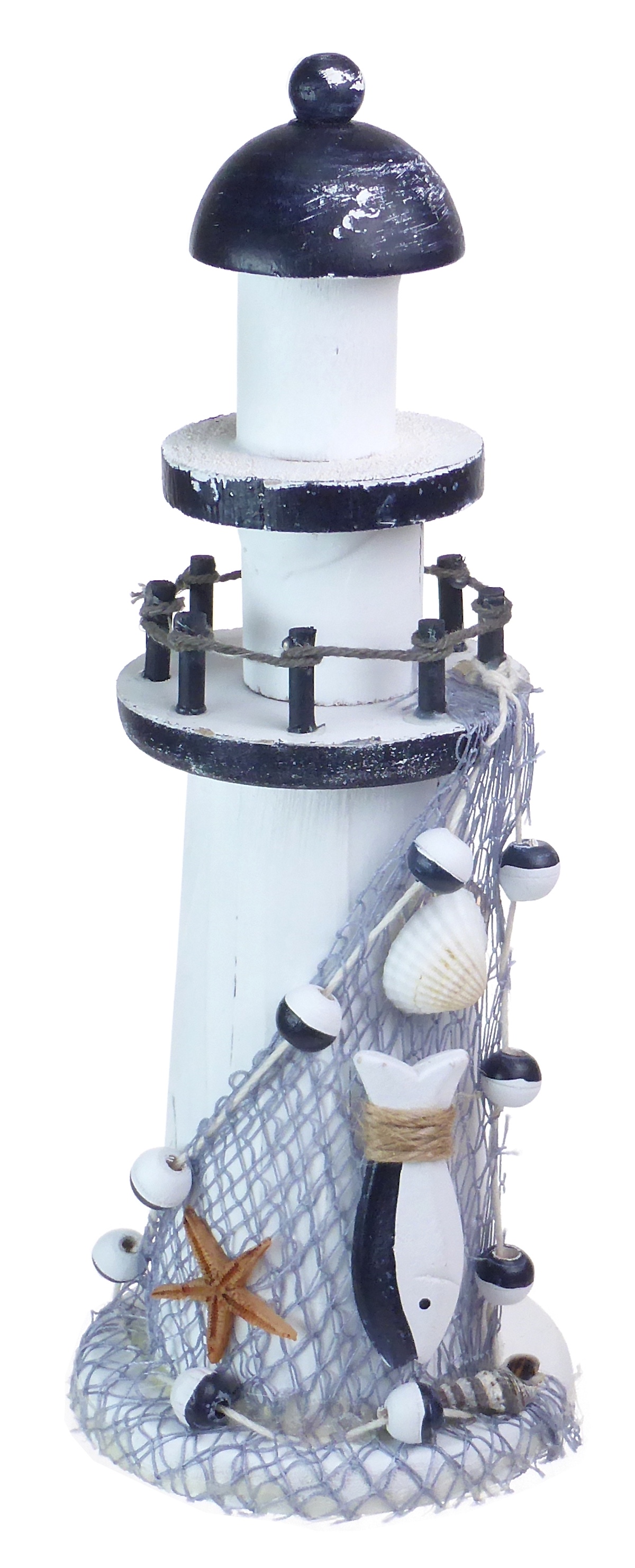 Quay Traders White and Navy Lighthouse Nautical Bathroom Decoration