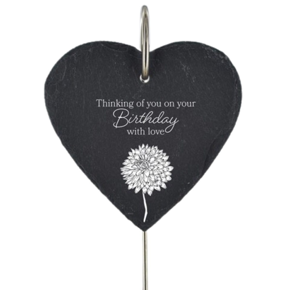 Thinking Of You On Your Birthday With Love Graveside Stake