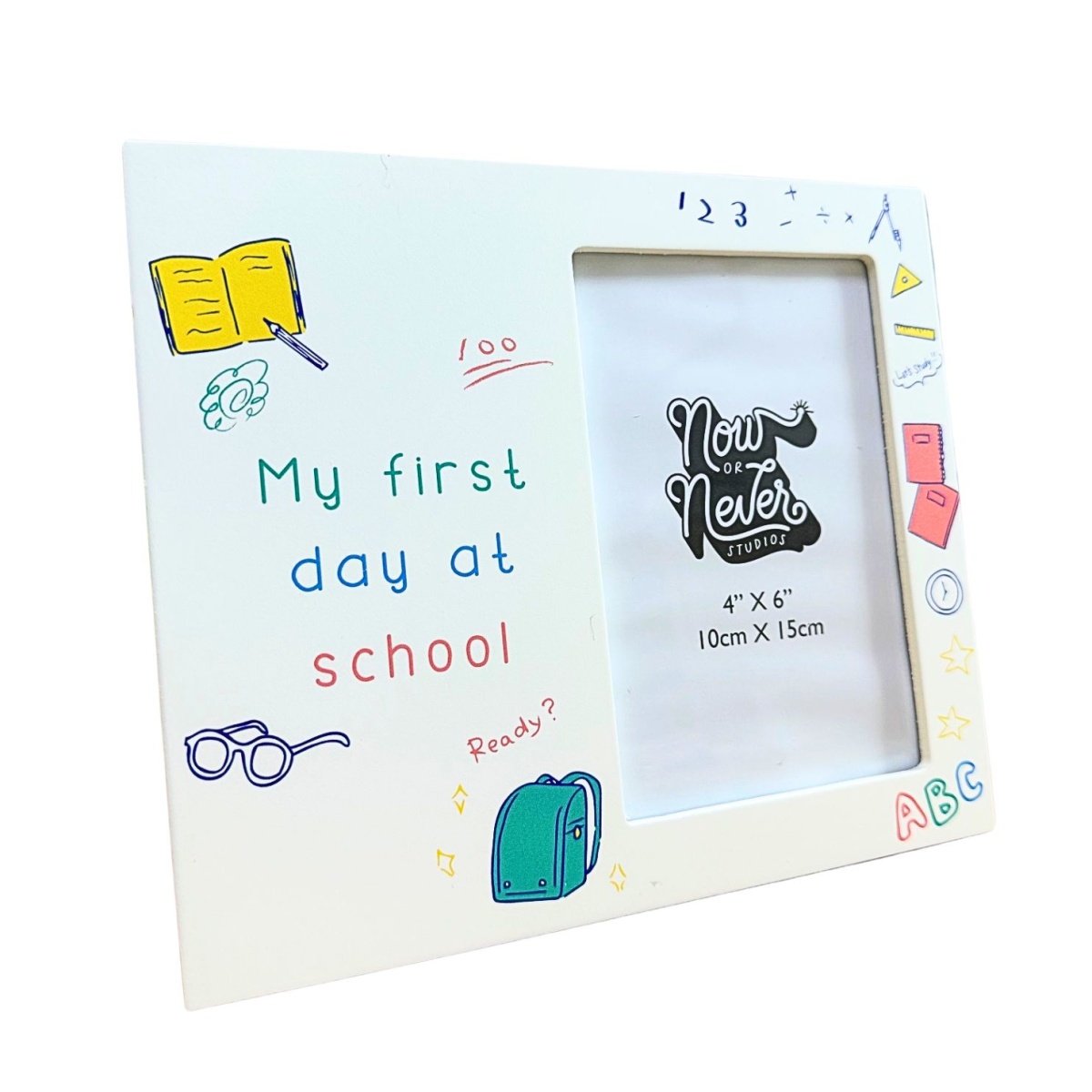 My First Day At School Photo Frame with Stand