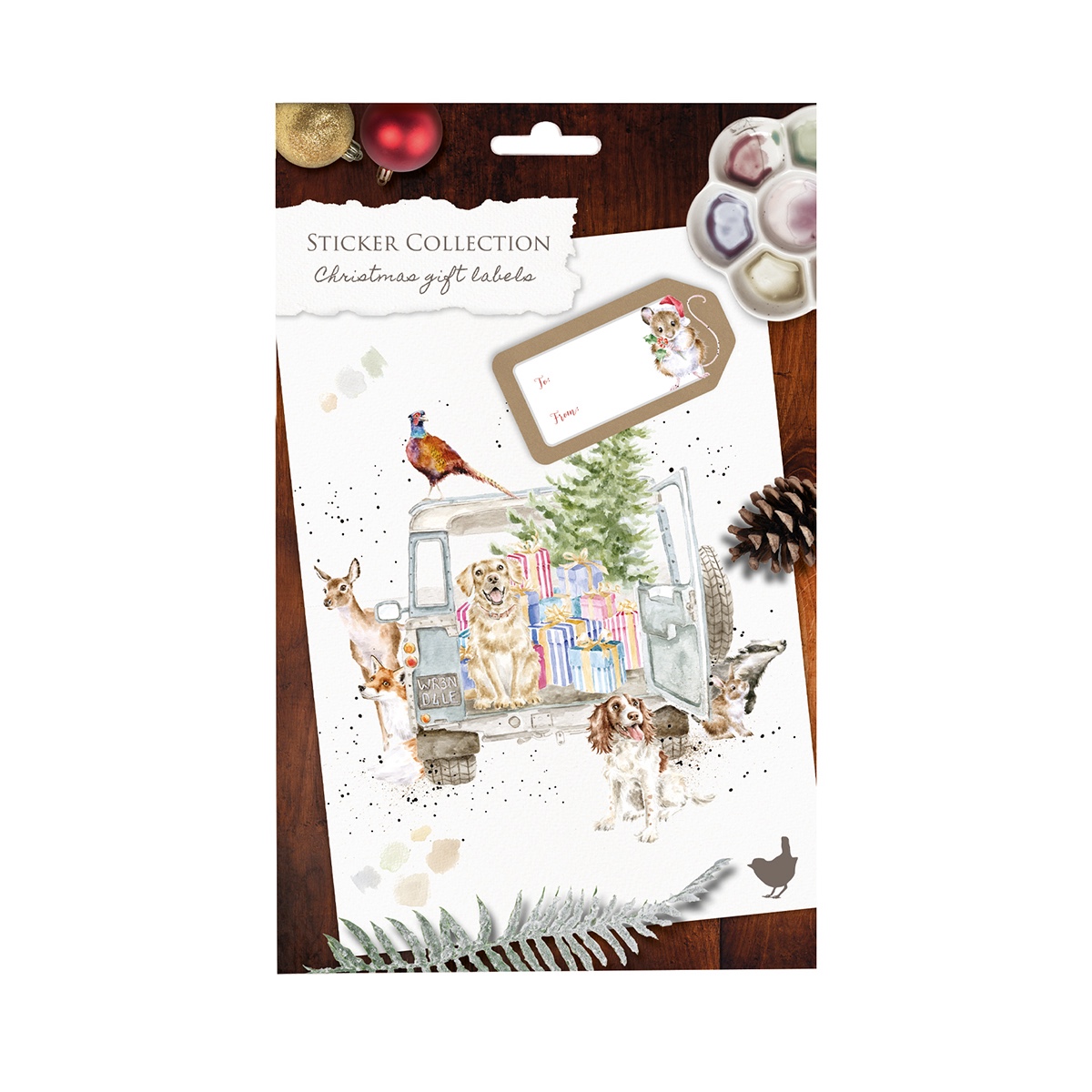 Wrendale Designs Christmas Gift Label Stickers