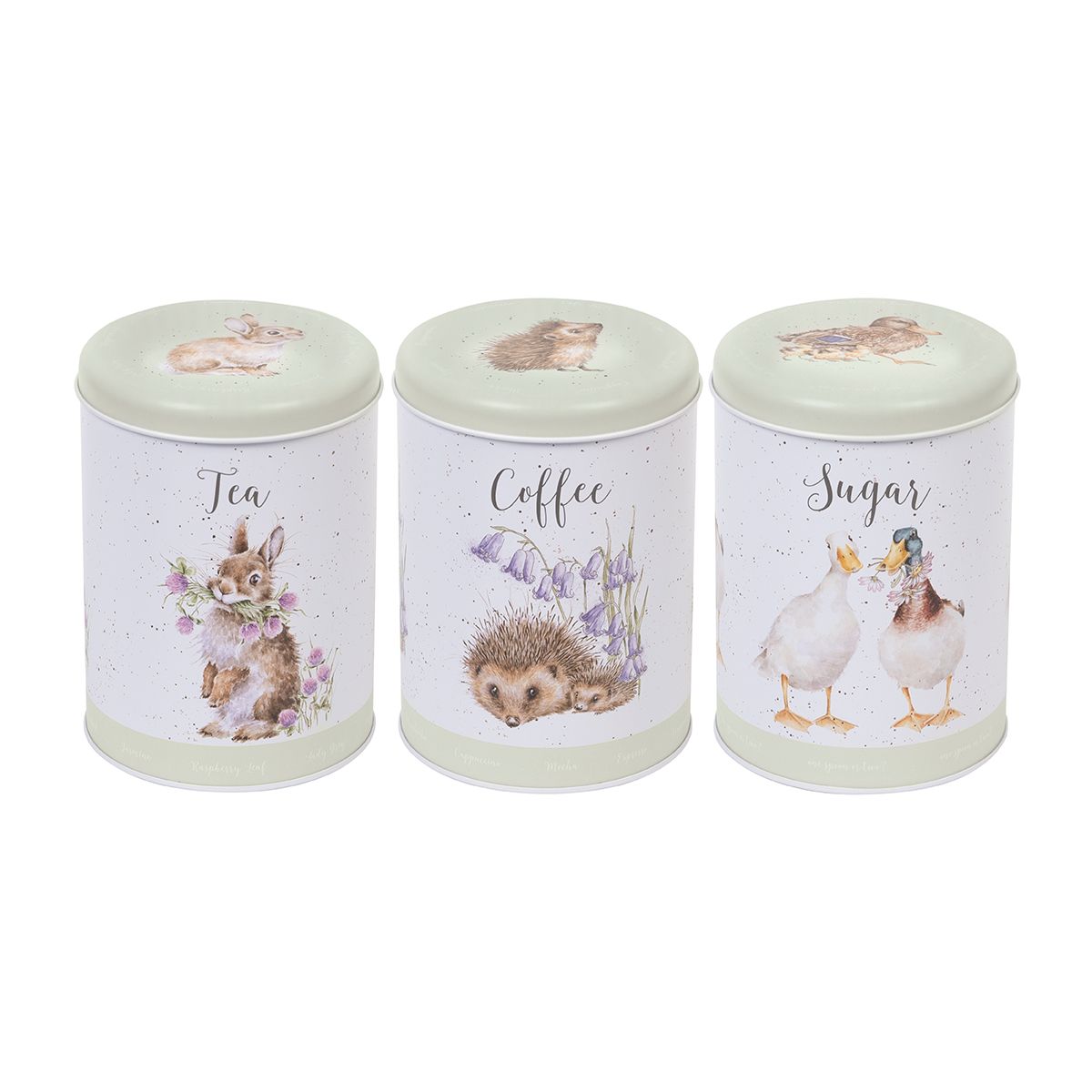 Wrendale Designs Country Set Animal Tea, Coffee, Sugar Set