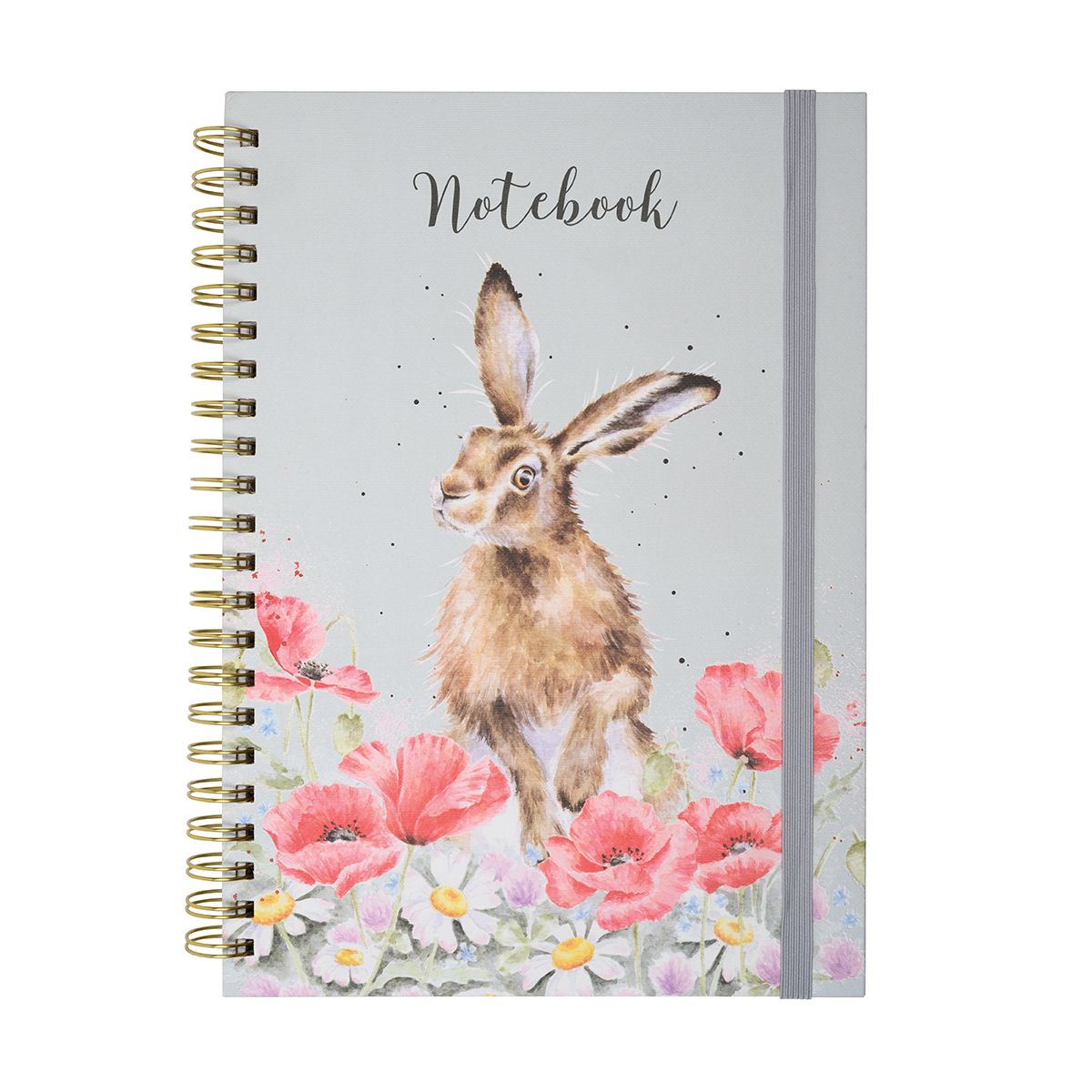 Wrendale Designs Field of Flowers Hare A4 Notebook