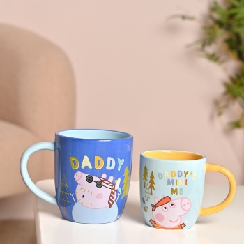 Peppa Pig Daddy and Me Gift Mug Set